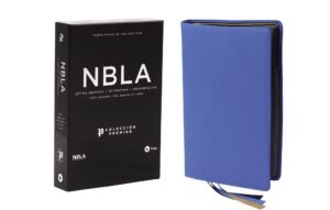 NBLA Biblia Ultrafina Azul; Letra Grande, Colección Premier: Edición Limitada