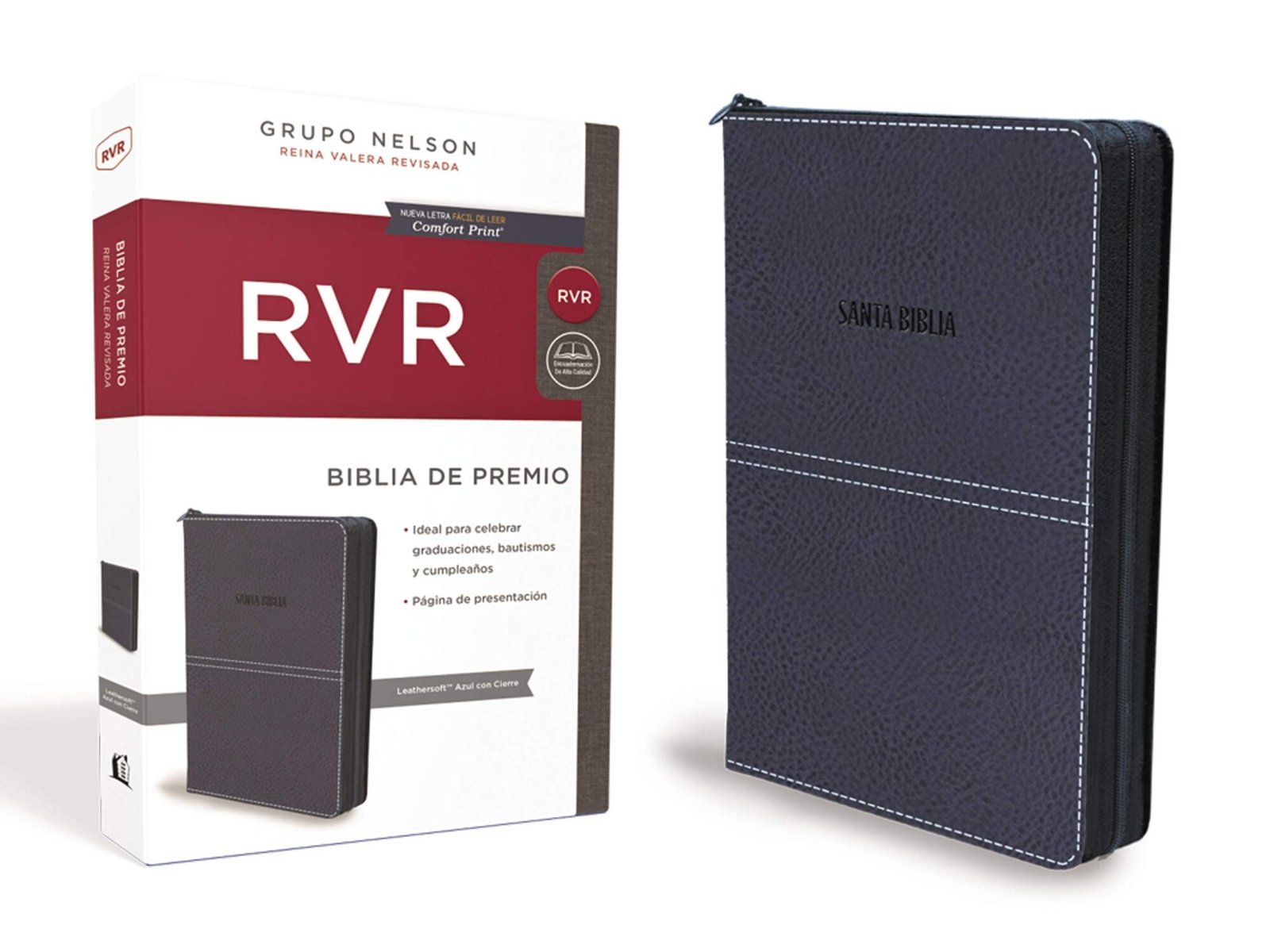 Biblia edición regalo azul con Ziper RVR 1 Biblia edición regalo azul con Ziper RVR