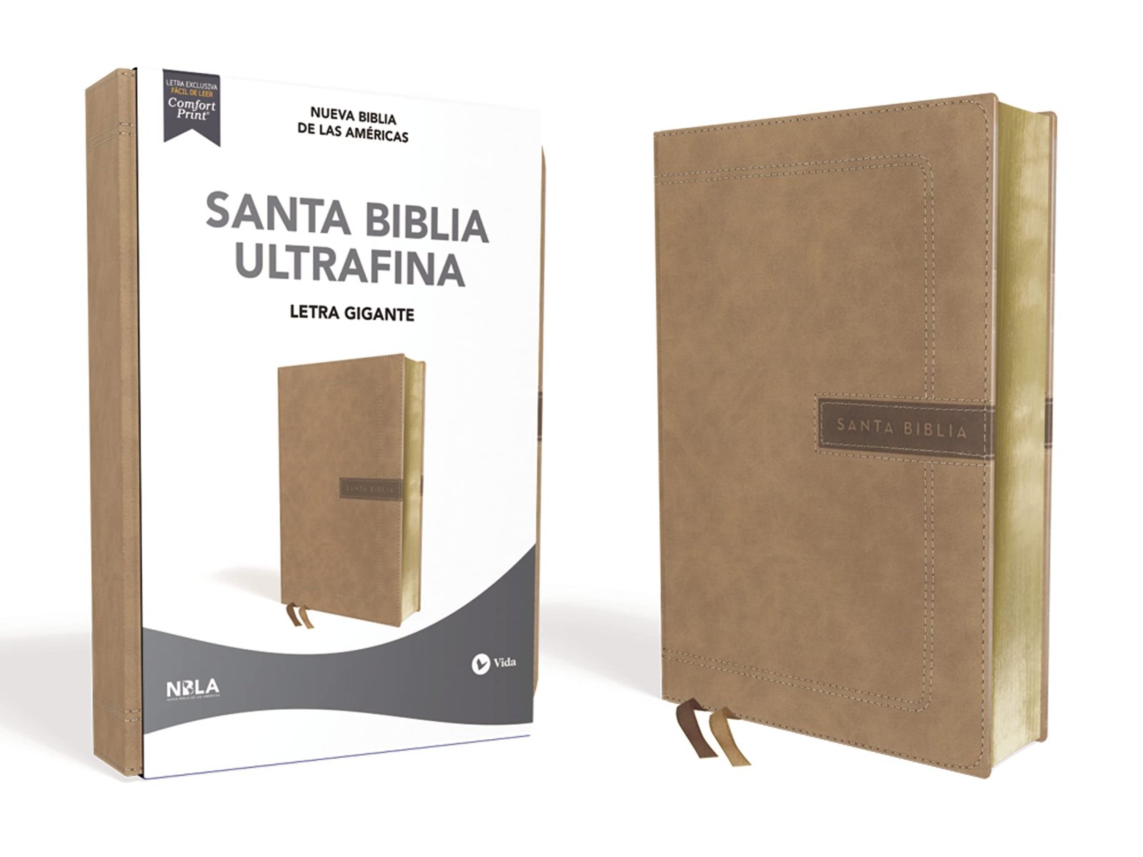 Biblia NBLA/Ultrafina/Letra Gigante (14)/Beige 1 Biblia NBLA/Ultrafina/Letra Gigante (14)/Beige