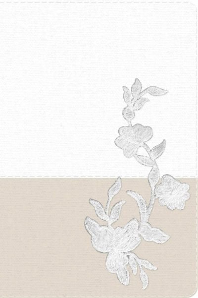 RV60 Biblia Recuerdo de Boda, blanco/lino/encaje símil piel/BH 3 RV60 Biblia Recuerdo de Boda, blanco/lino/encaje símil piel/BH - Image 3
