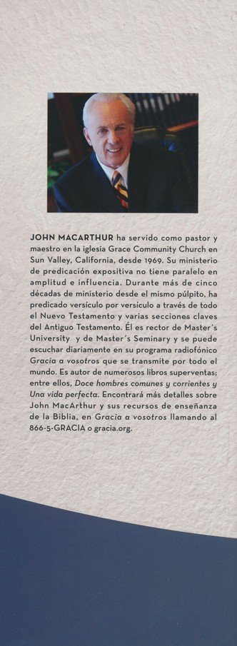 NBLA Biblia de Estudio MacArthur Tapa Dura, Azul, Interior a dos colores 5 NBLA Biblia de Estudio MacArthur Tapa Dura, Azul, Interior a dos colores - Image 5