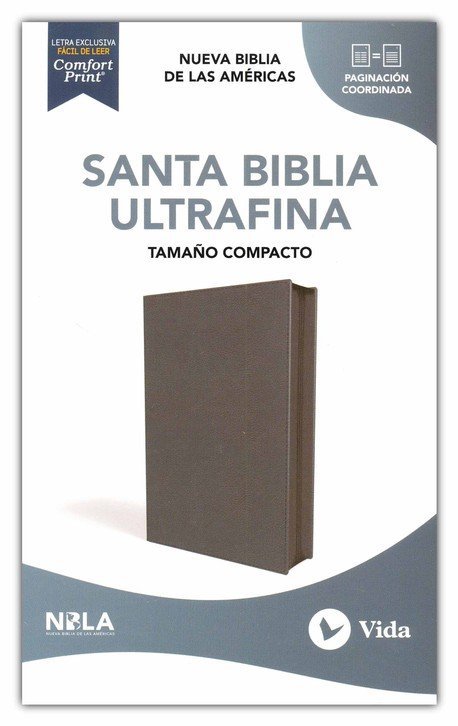 Biblia NBLA Letra Grande Compacta. Piel Fabricada Azul Marino con Cierre 1 Biblia NBLA Letra Grande Compacta. Piel Fabricada Azul Marino con Cierre