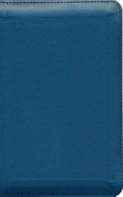 Biblia NBLA Letra Grande Compacta. Piel Fabricada Azul Marino con Cierre 2 Biblia NBLA Letra Grande Compacta. Piel Fabricada Azul Marino con Cierre - Image 2