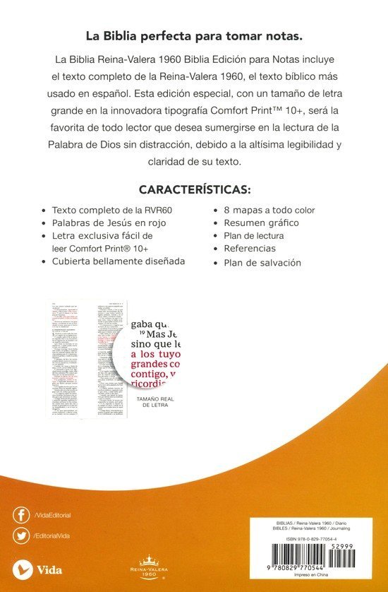 RVR60 Santa Biblia edición notas LS 6 RVR60 Santa Biblia edición notas LS - Image 6