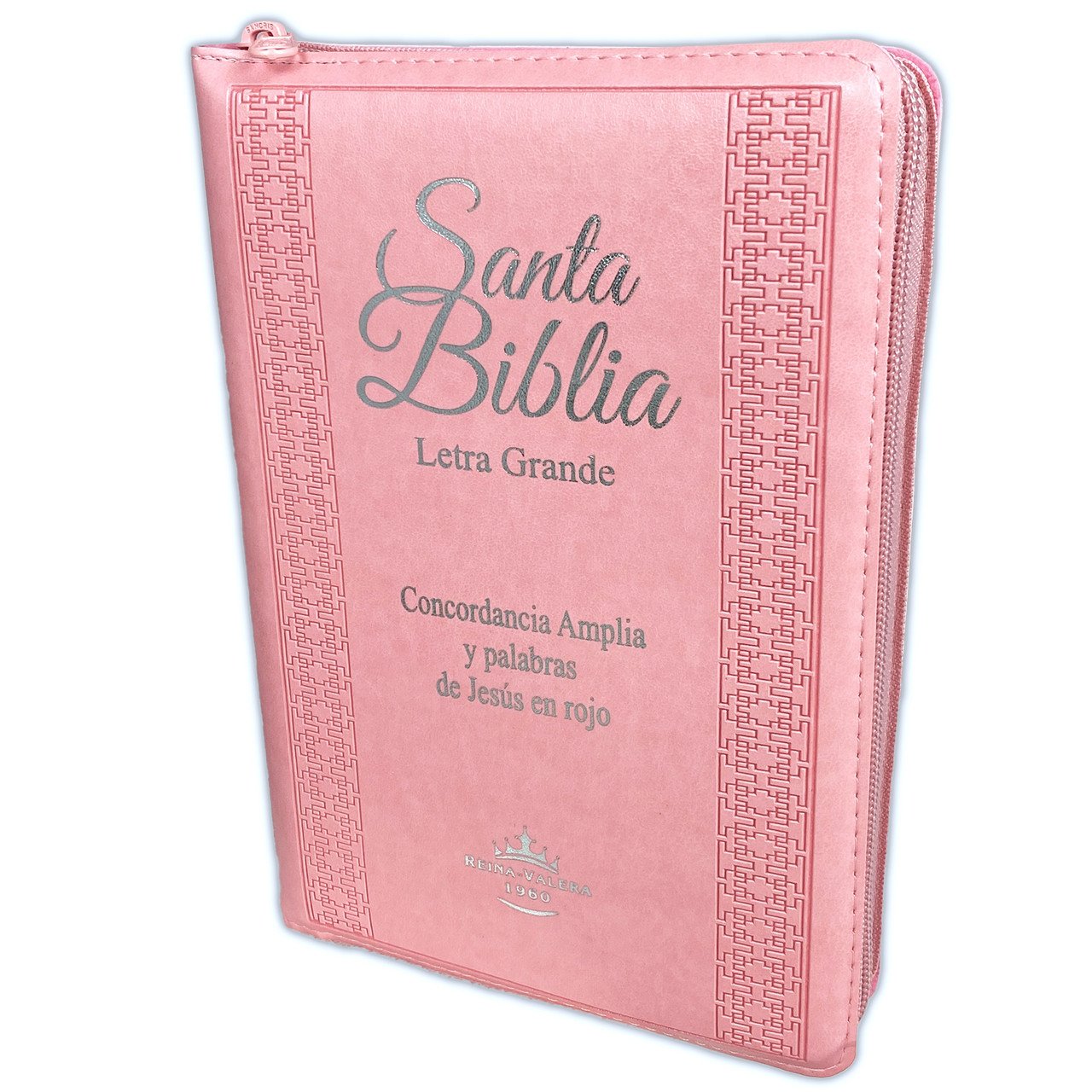 Biblia RVR60 LG imitación cuero rosa con índice 2 Biblia RVR60 LG imitación cuero rosa con índice - Image 2
