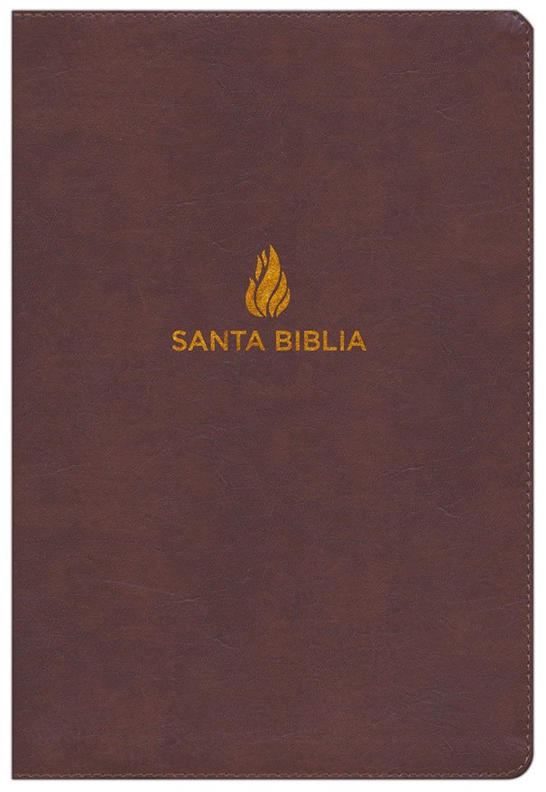 RVR1960 Biblia Letra Súper Gigante marrón, piel fabricada con índice 2 RVR1960 Biblia Letra Súper Gigante marrón, piel fabricada con índice - Image 2