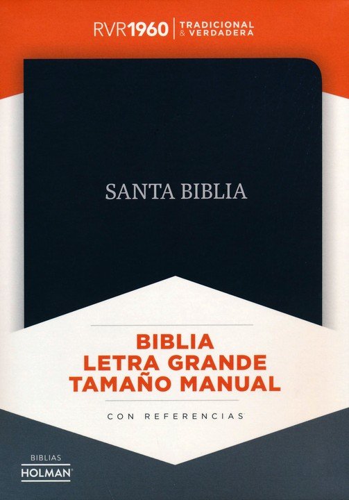 RVR1960 Biblia Letra Grande Manual Negro, piel fabricada 1 RVR1960 Biblia Letra Grande Manual Negro, piel fabricada