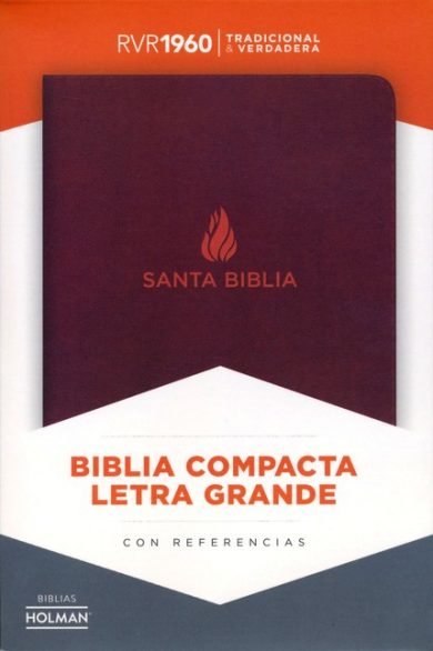 RVR 1960 Biblia Compacta Letra Grande marrón, piel fabricada 1 RVR 1960 Biblia Compacta Letra Grande marrón, piel fabricada