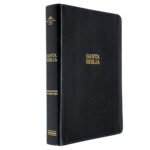 Biblia RVR 1960 Letra Gigante Negro Piel – imagen 5