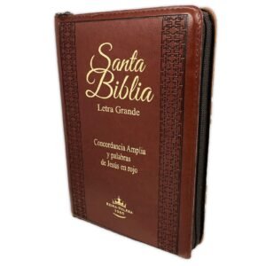 Biblia RVR60 LG Imitación Cuero Cierre Índice