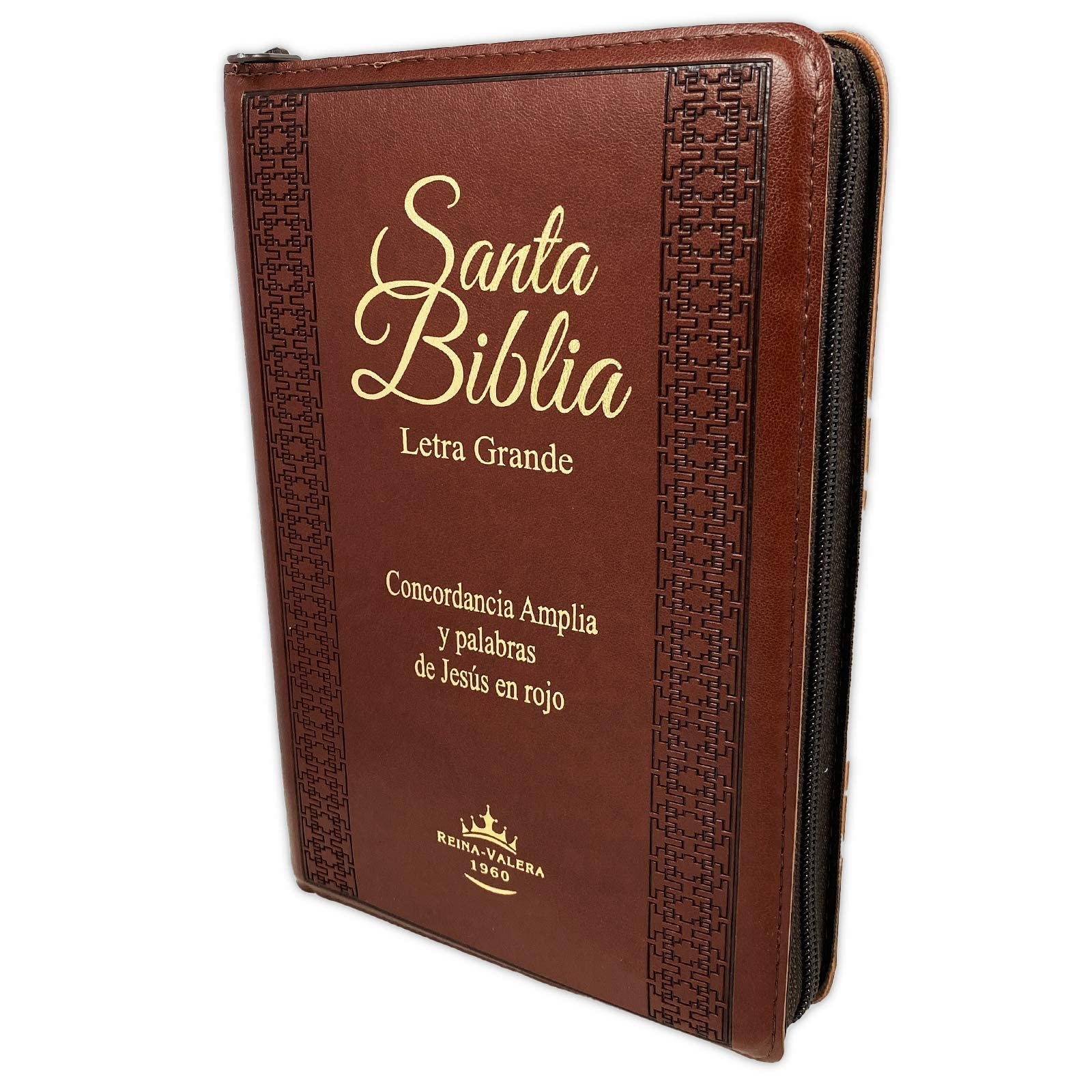 Biblia RVR60 LG Imitación Cuero Cierre Índice 1 Biblia RVR60 LG Imitación Cuero Cierre Índice