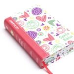 NVI Biblia Luz en mi camino corazones, multicolor símil piel – imagen 3