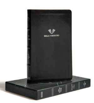 Biblia del Ministro Negro Piel Fabricada RVR60