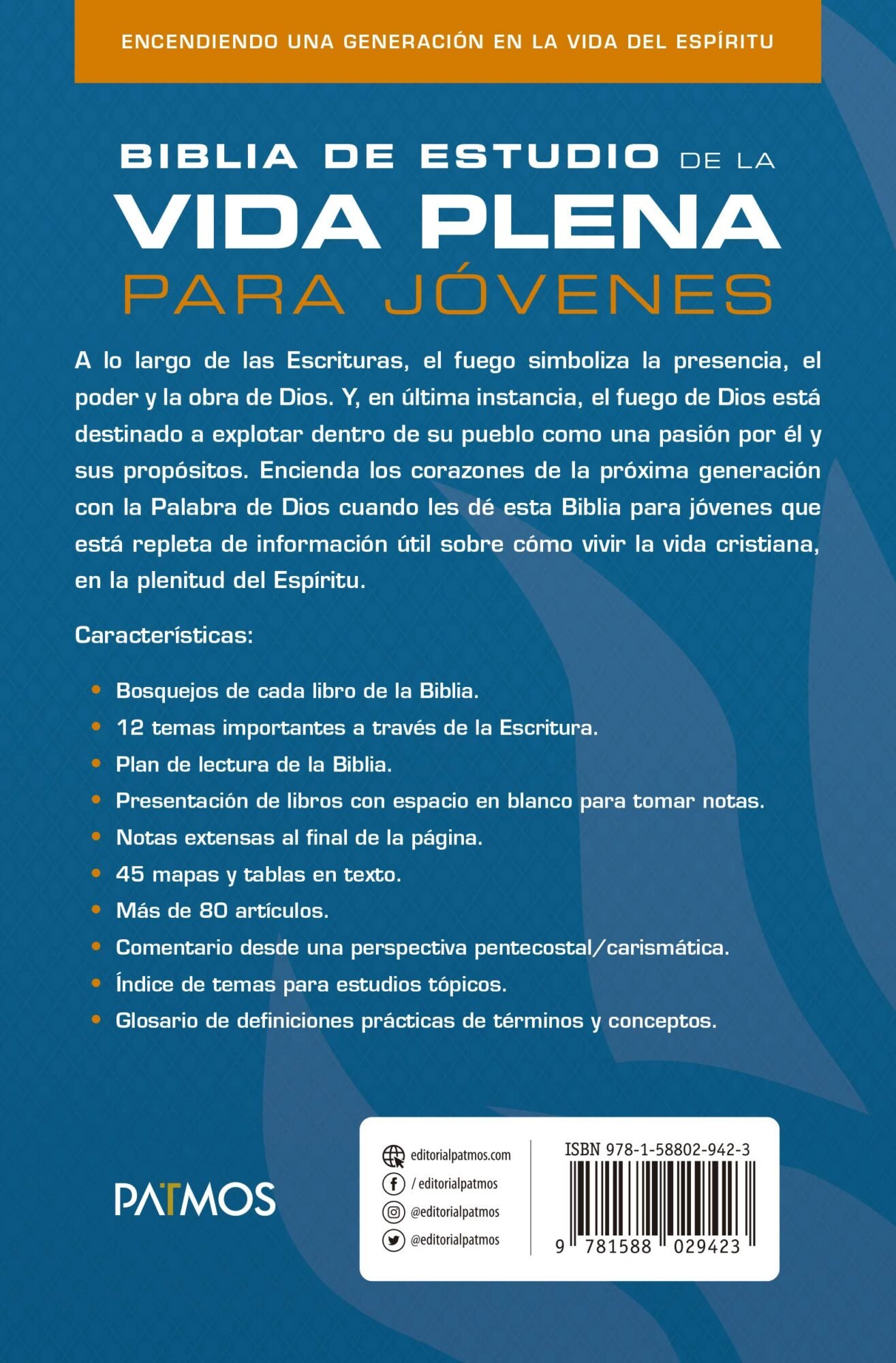 Biblia De Estudio De La Vida Plena Para Jovenes/Tapa Dura 3 Biblia De Estudio De La Vida Plena Para Jovenes/Tapa Dura - Image 3