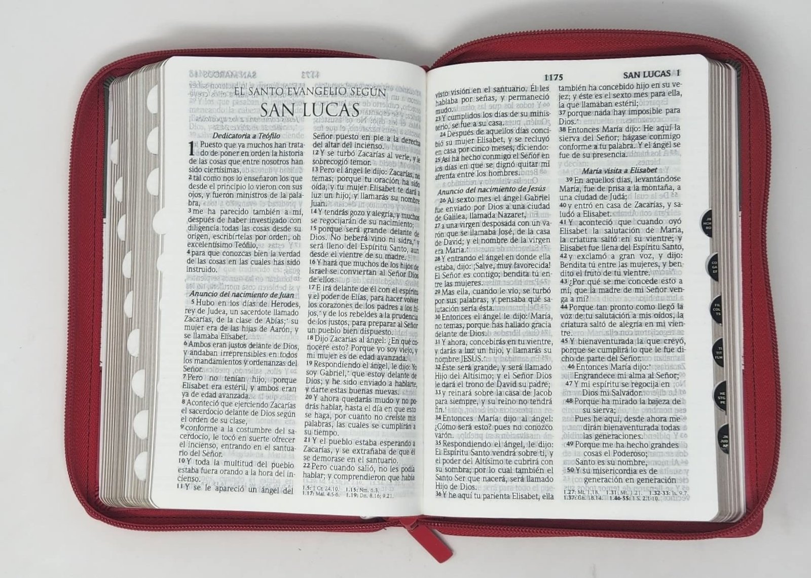 Biblia RVR60 LG Tamaño Manual tricolor con cierre con índice 6 Biblia RVR60 LG Tamaño Manual tricolor con cierre con índice - Image 6