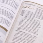 Biblia de Estudio para Mujeres RVR 1960 – Tela Impresa Azul – imagen 4