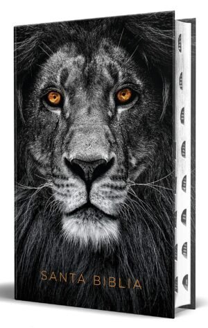 Biblia RVR60 LG Tamaño Manual León de Judá Tapa Dura con Índice