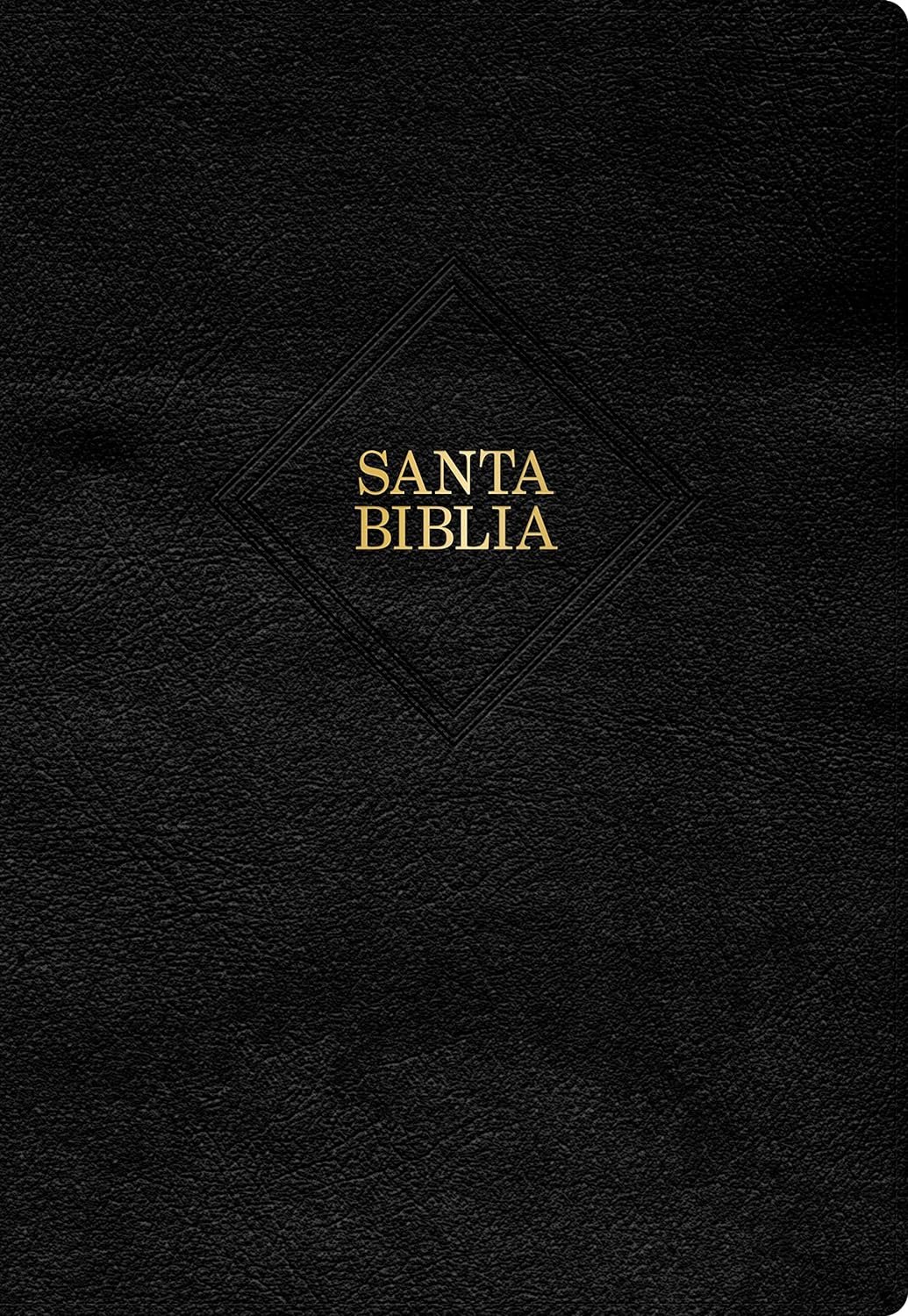 Biblia RVR 1960 Letra Supergigante Edición 2023, negro piel fabricada 1 RVR60 letra supergigante