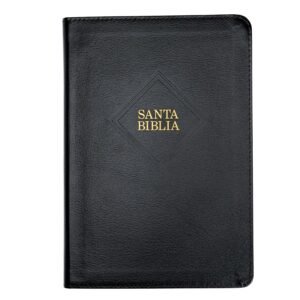 Biblia RVR 1960 Letra Gigante Negro Piel