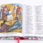 NVI Biblia Luz en mi camino corazones, multicolor símil piel – imagen 6