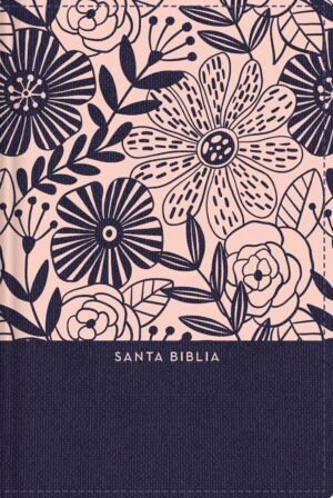 Reina Valera 1960 Compacta  Azul Floral