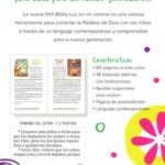 NVI Biblia Luz en mi camino corazones, multicolor símil piel – imagen 7