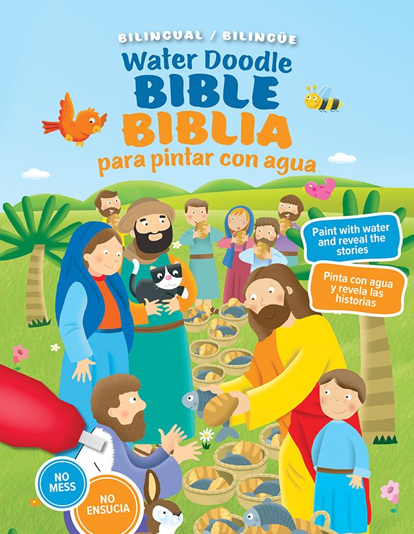 Biblia Niños para pintar con agua bilingüe 1 Biblia Niños para pintar con agua bilingüe