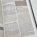 Biblia RVR 1960 de Promesas Letra Gigante Negro Naranja Verde Símil Piel – imagen 3