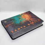 Biblia RVR 1960 de Promesas Letra Gigante Negro Naranja Verde Símil Piel – imagen 4
