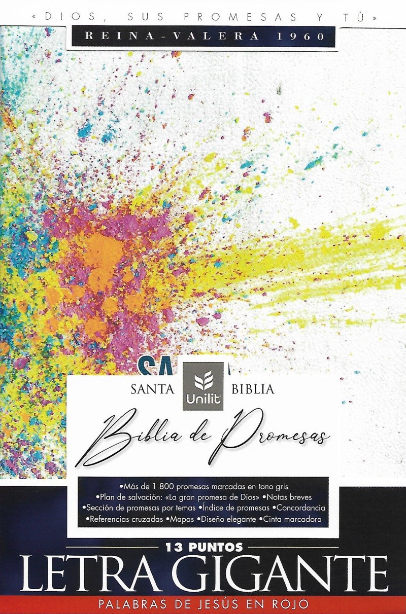 Reina Valera 1960 Promesas Colores Pintura 1 Reina Valera 1960 Promesas Colores Pintura