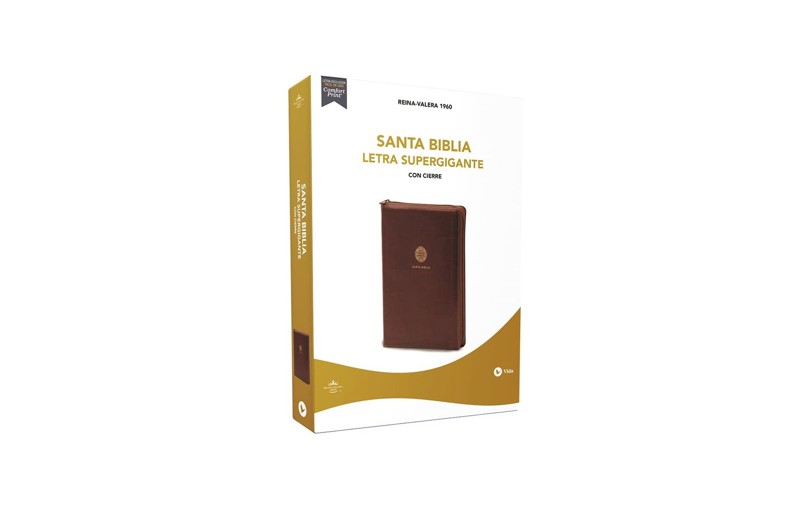 Biblia RVR60 Letra Super Gigante cafe Cierre (18.5) 2 Biblia RVR60 Letra Super Gigante cafe Cierre (18.5) - Image 2