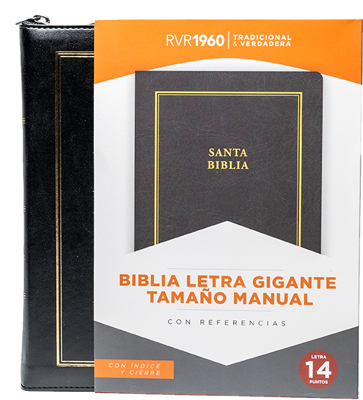 CUSTOM RV60 GPPS LIM ED 2022 BLACK L 1 Biblia RVR60 Manual Letra Gigante