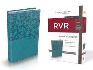 Biblia de premios y regalos RVR aguamarina