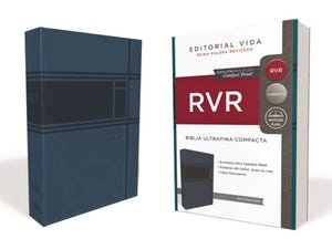 Biblia RVR ultrafina compacta azul