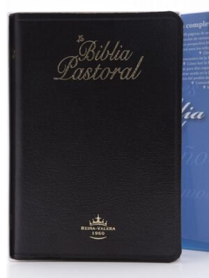 RV60 Biblia Pastoral. LG. Negra. Indice. Caja