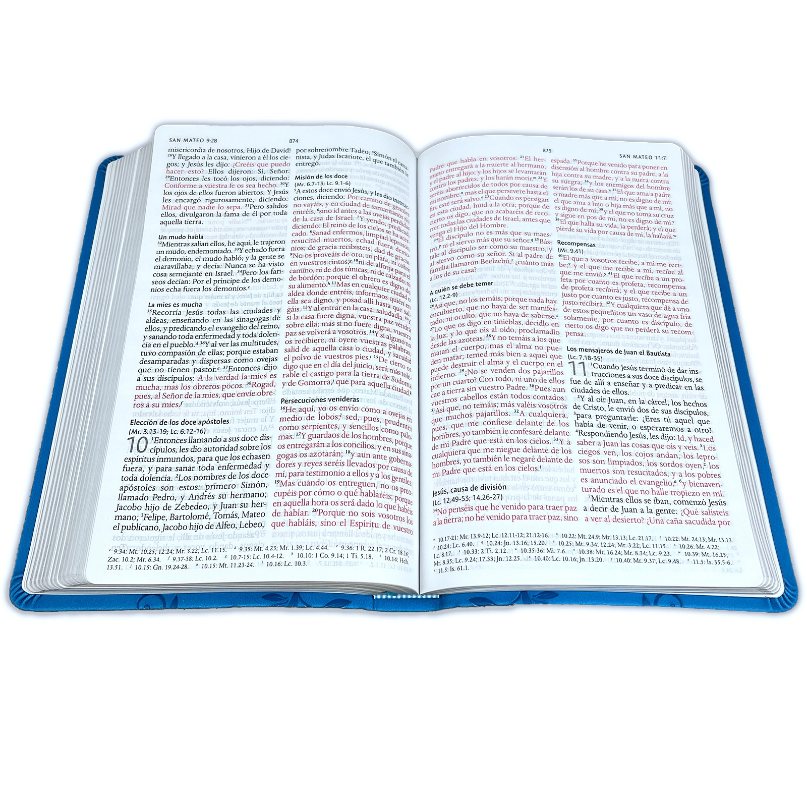 Biblia Reina Valera 1960 letra grande Símil piel azul 2 Biblia Reina Valera 1960 letra grande Símil piel azul - Image 2