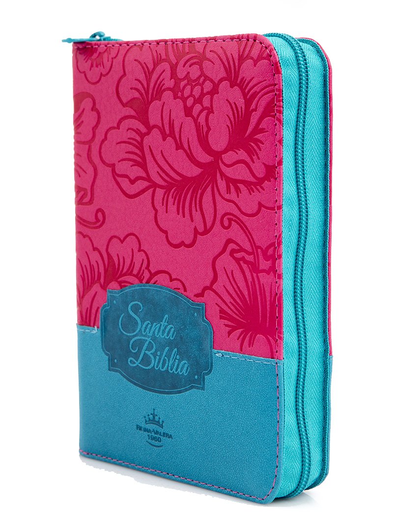 RV60 Biblia 045, fucsia y turquesa 3 RV60 Biblia 045, fucsia y turquesa - Image 3