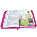 Biblia RVR 1960 para Niñas Letra Grande Interactiva con Cierre – imagen 4