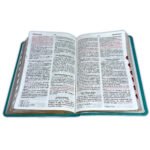 Biblia RVR60 Letra Grande Tamaño Manual Turquesa – imagen 3