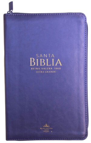 Reina Valera 1960 Tamaño Manual Lila Cierre