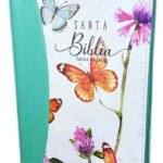 Biblia RV60 065LG Czti PJR Mariposas/turquesa