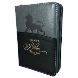 Biblia León de Bolsillo RV1960 con índice y cierre