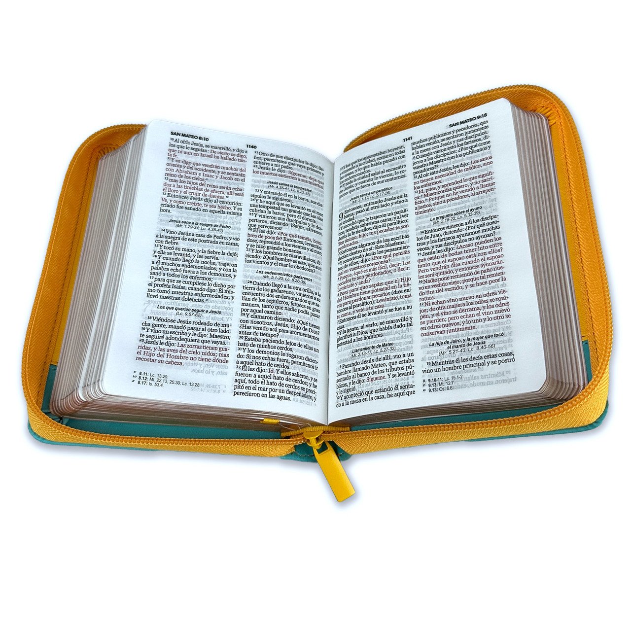Biblia RVR60 025 Primer Amarillo/Turquesa dos Flores 3 Biblia RVR60 025 Primer Amarillo/Turquesa dos Flores - Image 3