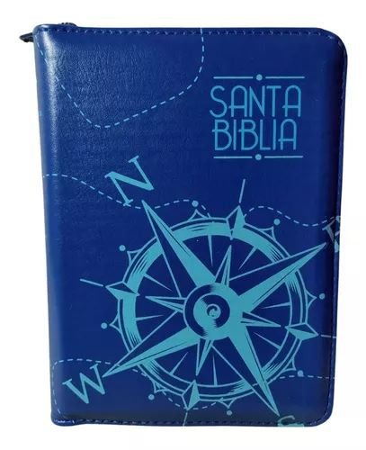 Biblia Tamaño 025 Azul/Barco 1 Biblia Tamaño 025 Azul/Barco