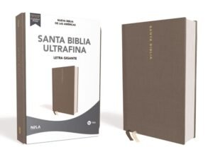 Biblia NBLA Ultrafina LG Gris Tapa dura Tela