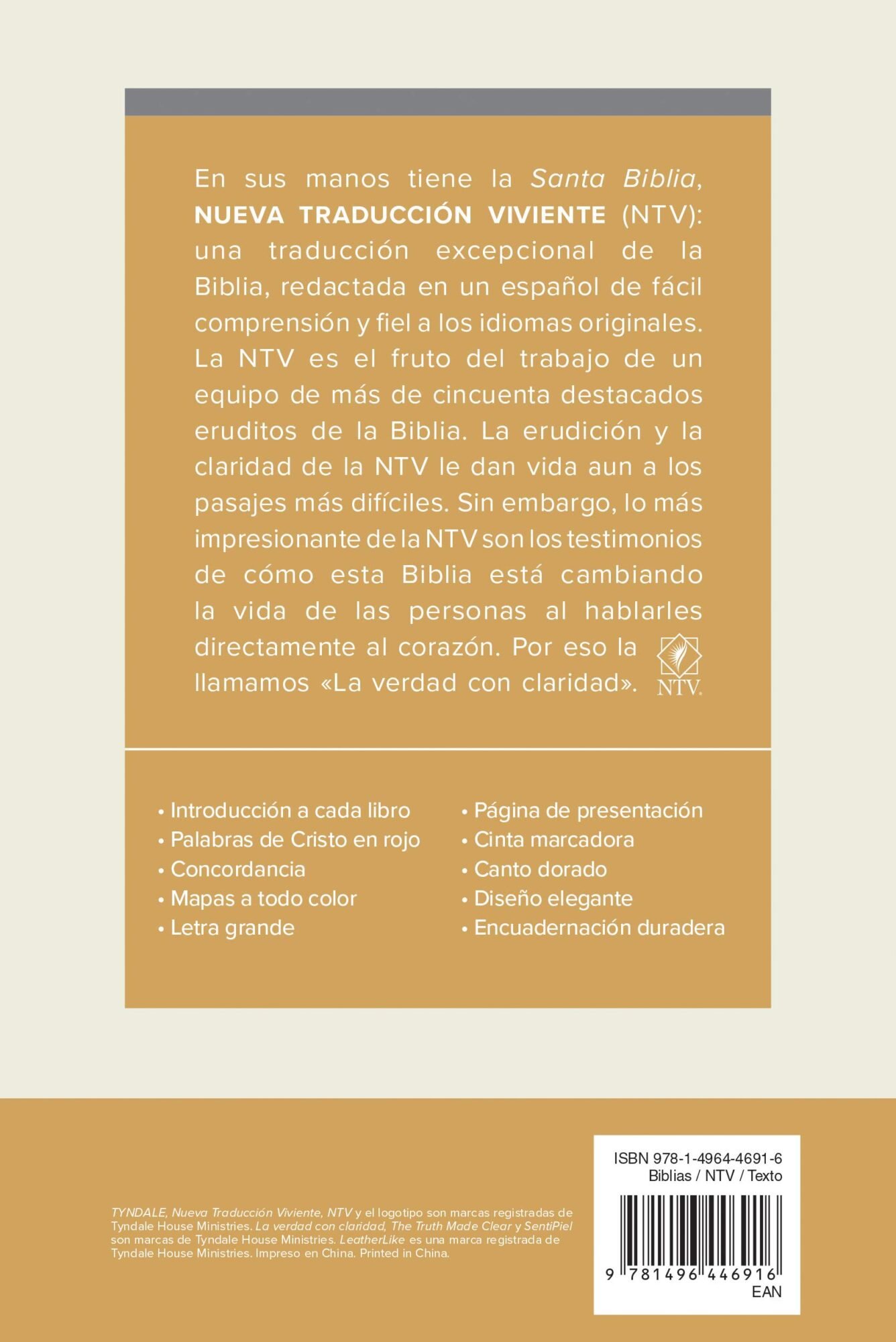 Biblia NTV Personal Letra grande sentipiel 3 Biblia NTV Personal Letra grande sentipiel - Image 3