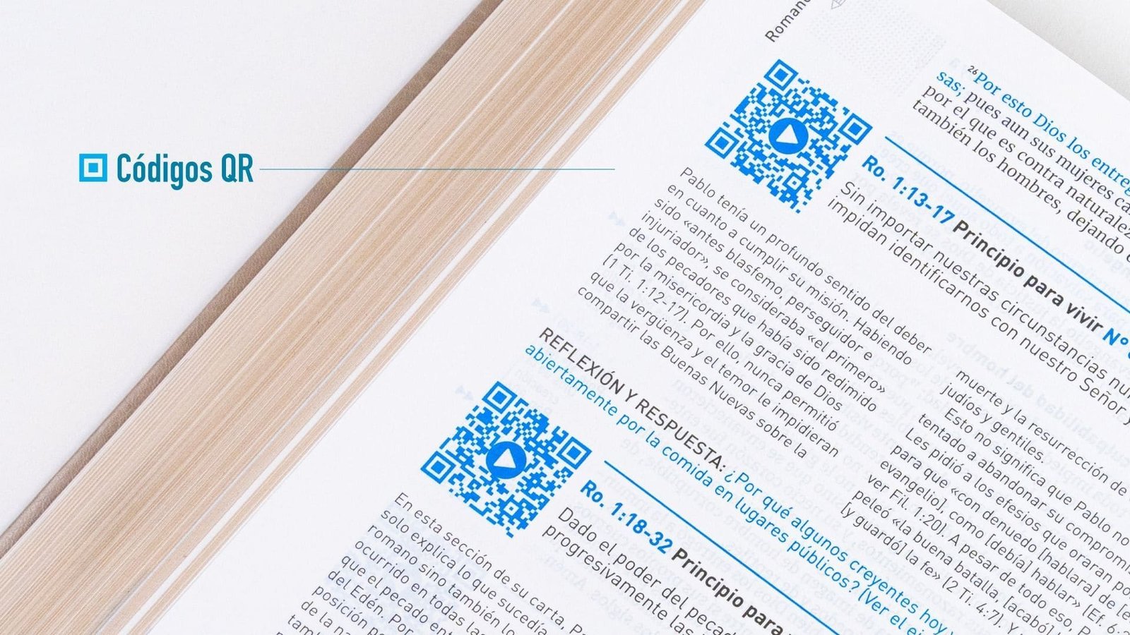 Biblia RVR60 QR Imitación Piel Naranja 4 Biblia RVR60 QR Imitación Piel Naranja - Image 4