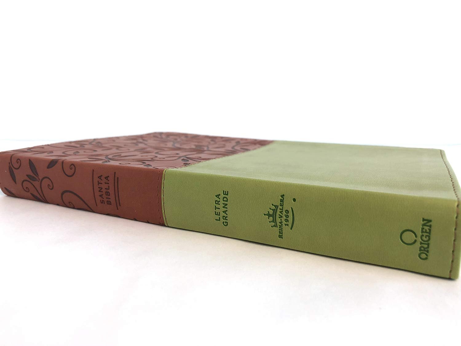 Biblia RVR1960 LG Imitacion Piel Verde-Marron 5 Biblia RVR1960 LG Imitacion Piel Verde-Marron - Image 5