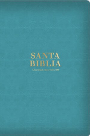 Biblia RVR1960 Manual Letra Grande Turquesa