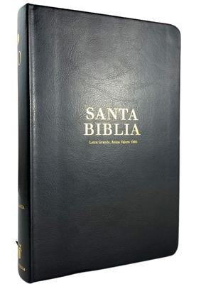 Biblia RVR60 Tamaño LG Negra Canto Dorado 1 Biblia RVR60 Tamaño LG Negra Canto Dorado